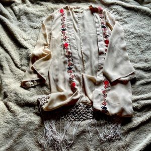 Aso Misty Day AHS white witch shawl/kimono
